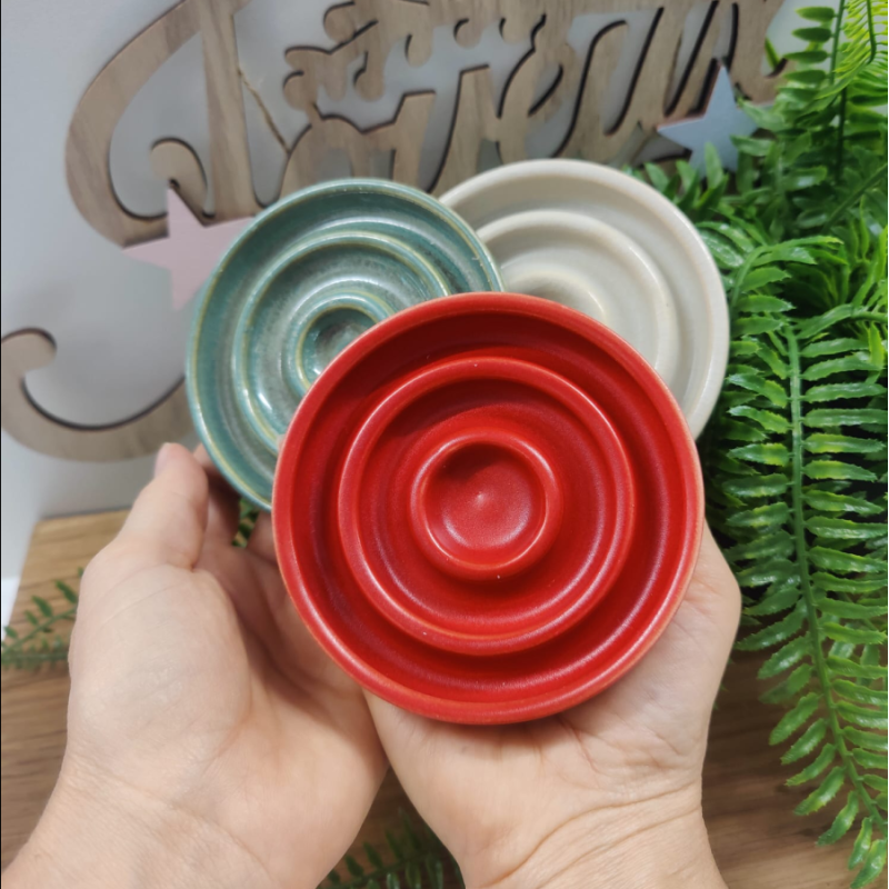 Porte savon artisanal en céramique
