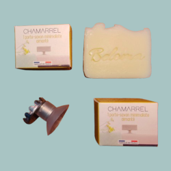 Porte savon aimenté