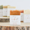 Savon surgras  saponifié à froid exfoliant parfumé à l'orange - Saponification à froid - Savonnerie Artisanale Française Béloma