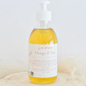 Savon liquide artisanal gel douche à l'huile d'olive - parfumé avec 2 huiles essentielles pour un parfum relaxant - peau douce