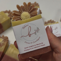 Savon Beurre de Mangue & Géranium Rosat Version Relookée