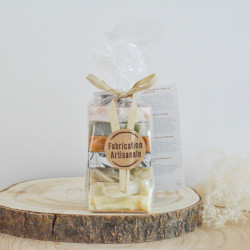 Mini savon surgras saponifiés à froid découvrir toute une gamme de savon artisanal en 25 gr - idéal cadeau artisanal